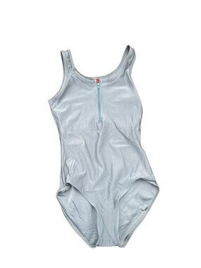 Yumiko Cora Leotard, Tank Style, Cactus Green, Size Medium, Great Condition